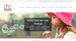 Desktop Screenshot of ch-wasseraufbereitung.de