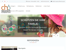 Tablet Screenshot of ch-wasseraufbereitung.de
